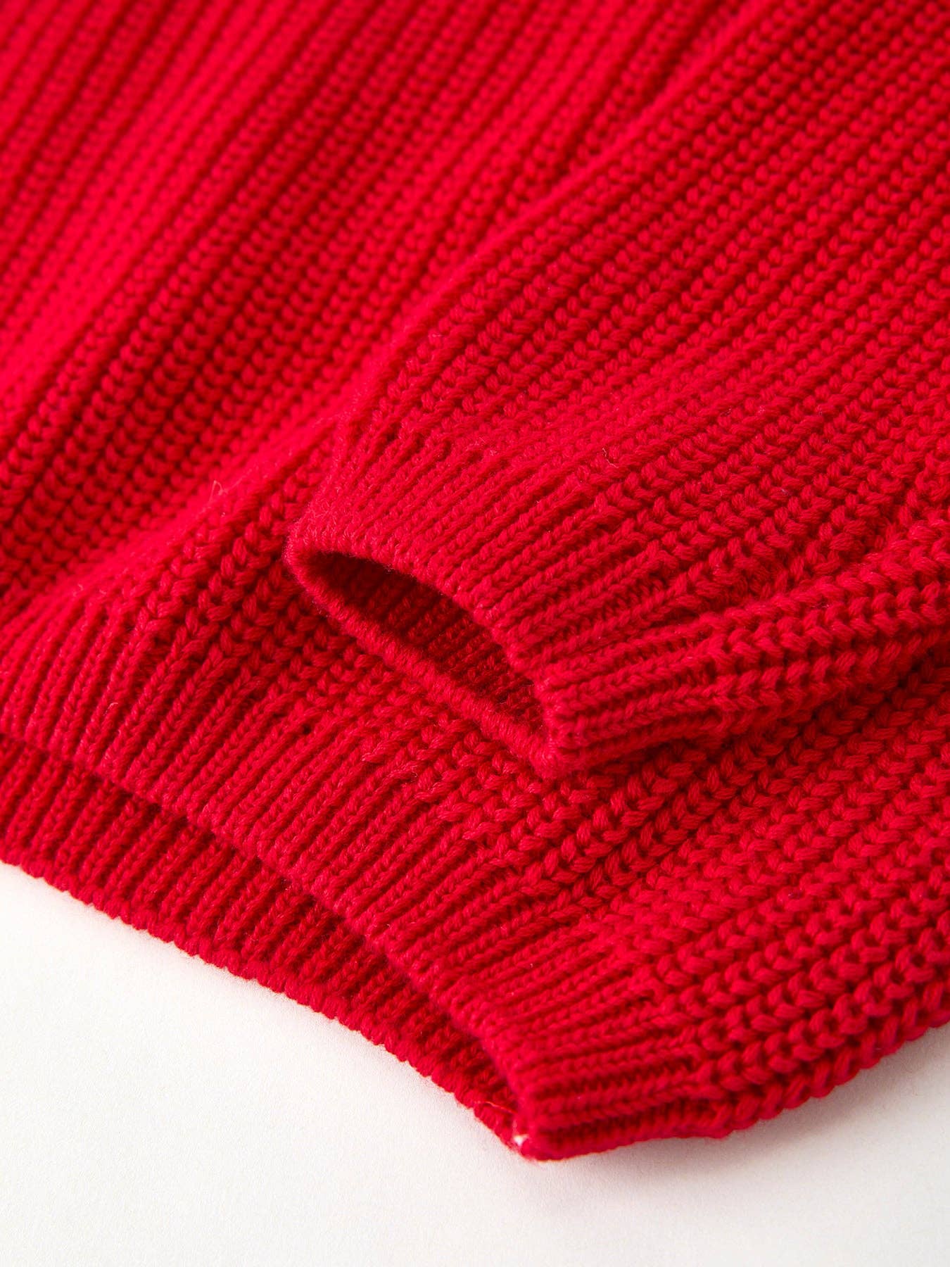 Red Christmas Girls “merry” Pullover Sweater
