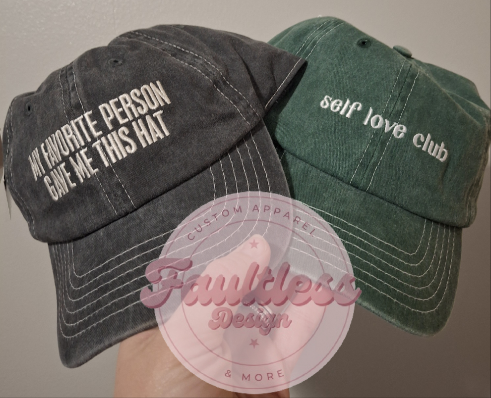 Embroidered Hats