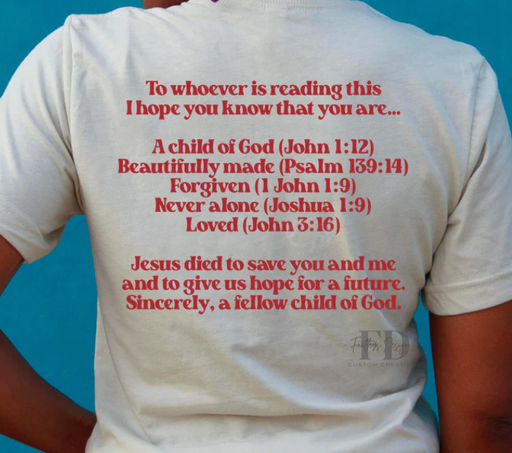 To Whoever Reads This (with or without icthus pocket)