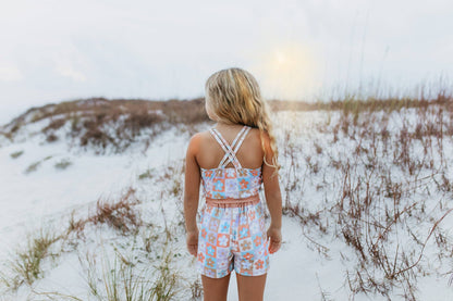 Kids Flower Power Crossback Yoga Two Piece Play Set