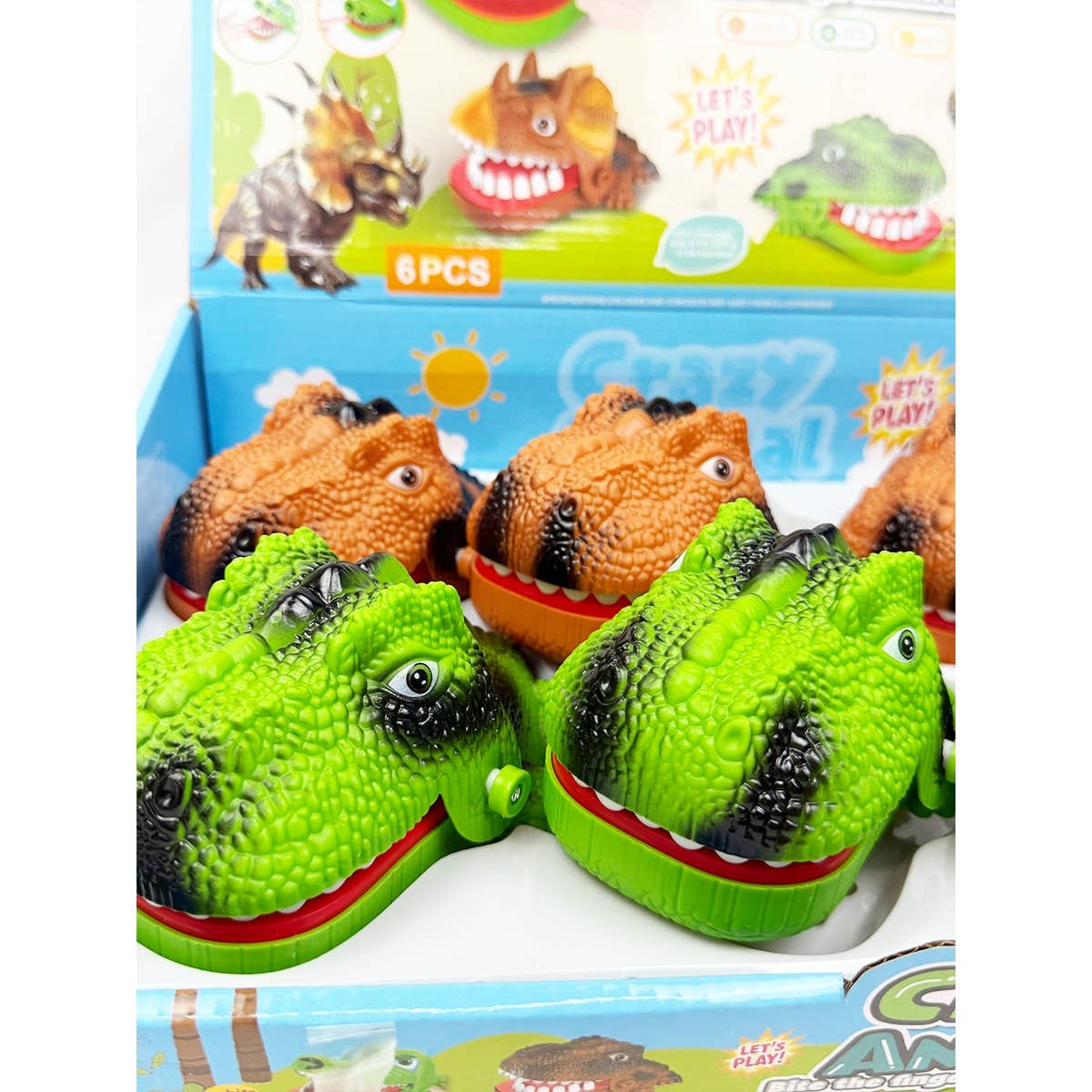 Dino Mouth Bite Finger Challenge Game