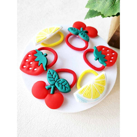 Kids Fresh Fruit Hair Tie Set
