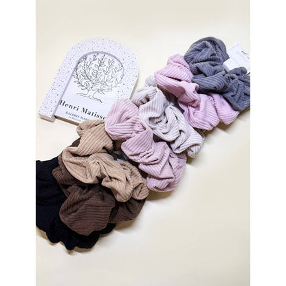 Soft Corduroy Cozy Scrunchie Set