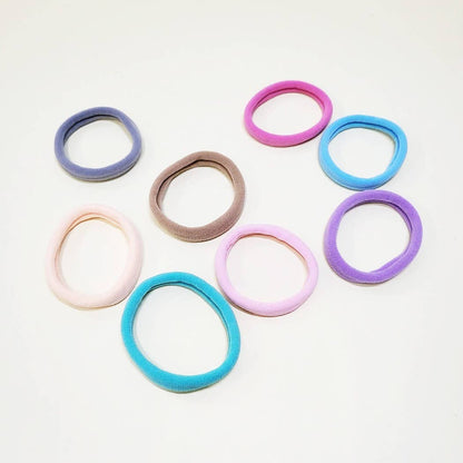 8 pcs Pastel Tone Hair Tie Set