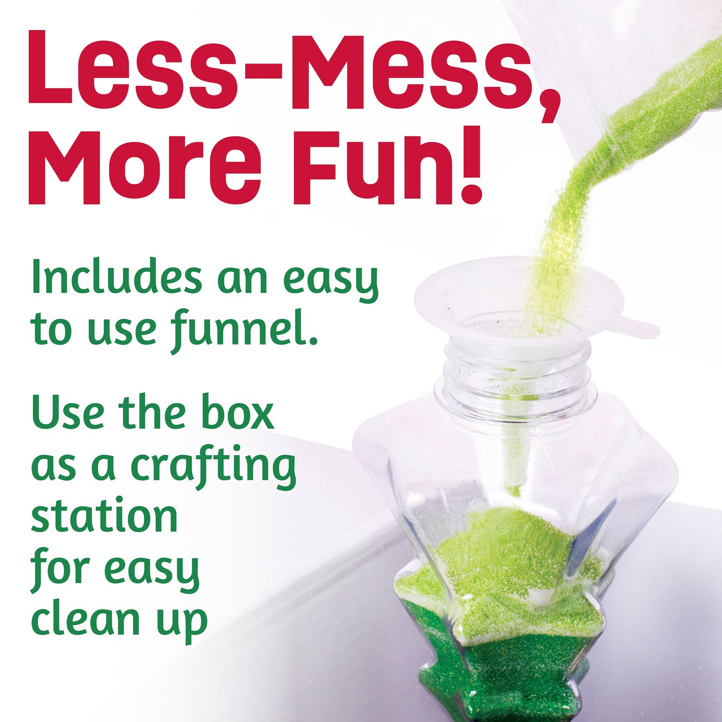 Sand Art Christmas Tree Holiday Craft Kit for Kids