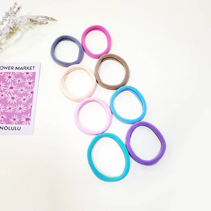 8 pcs Pastel Tone Hair Tie Set