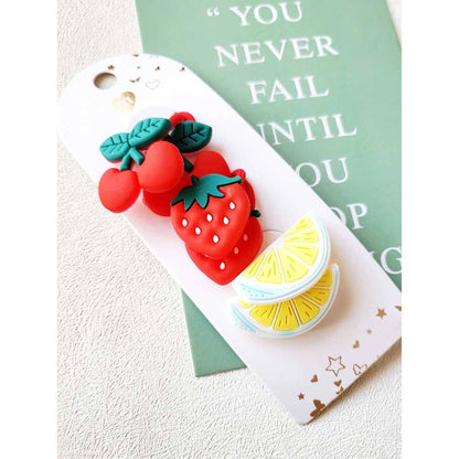 Kids Fresh Fruit Hair Tie Set