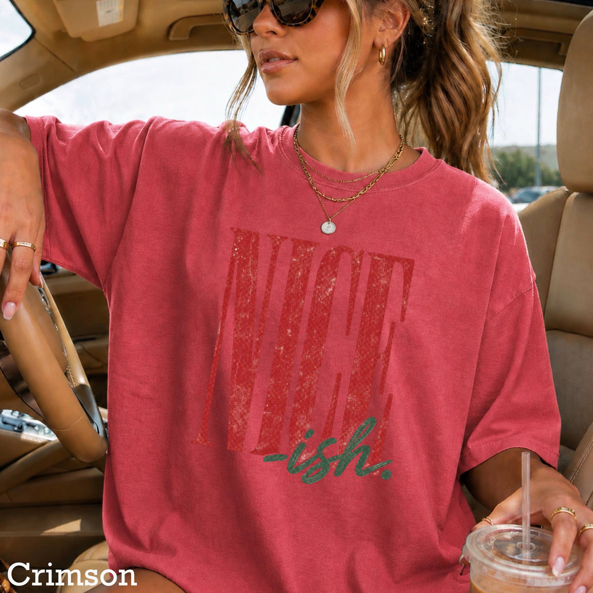 Nice -ish Christmas Shirt | Comfort Color