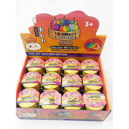 Cute Glitter Unicorn Mini Dumpling Squishy Toy