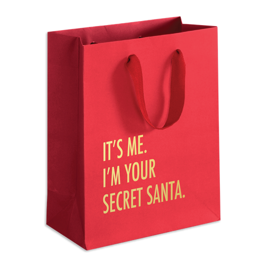 Secret Santa (Red) - Holiday Funny Gift Bag