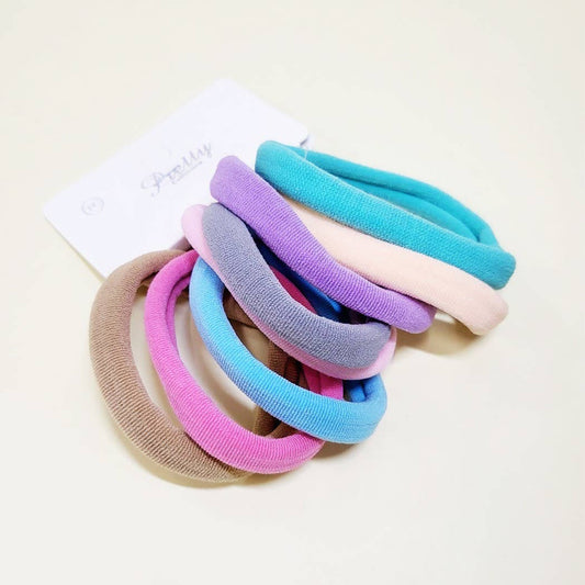8 pcs Pastel Tone Hair Tie Set