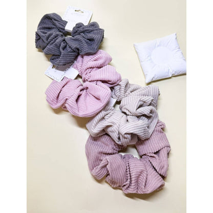 Soft Corduroy Cozy Scrunchie Set