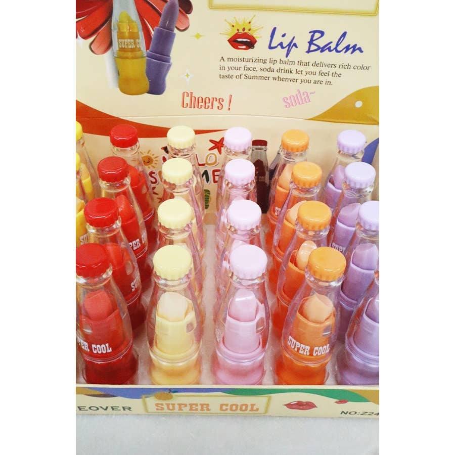 24-Pcs Soda Bottle Lip Gloss