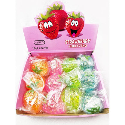 Sugary Strawberry Maltose Squishy Toy