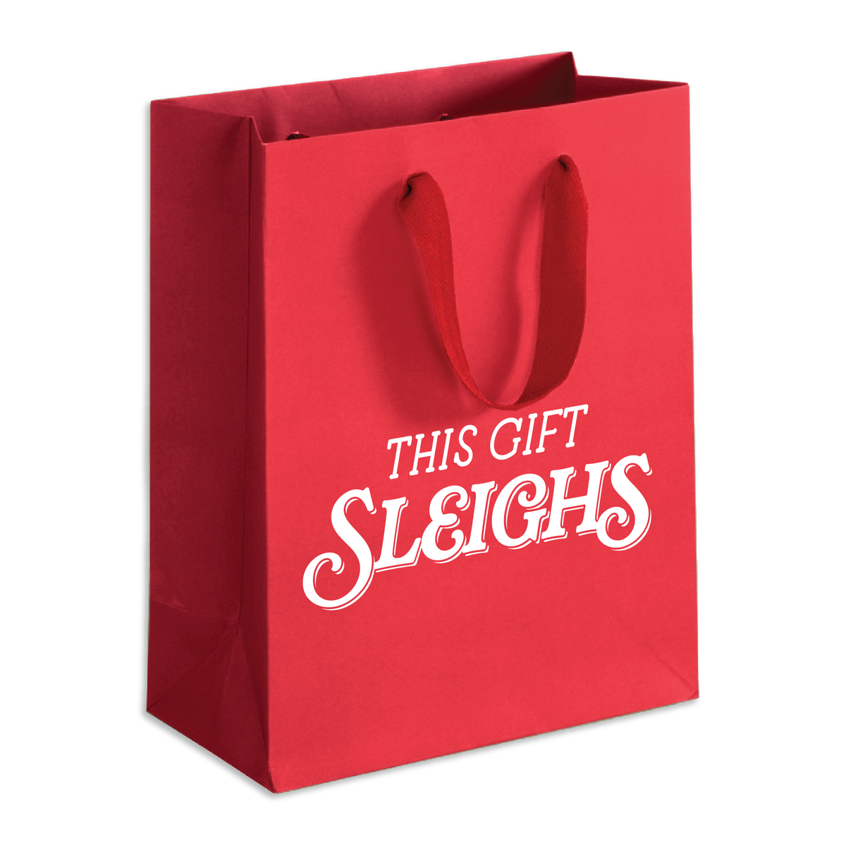 Gift Sleighs  - Holiday Funny Gift Bag