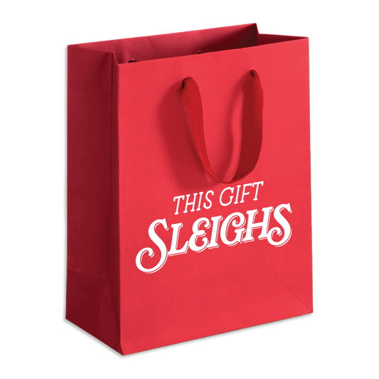 Gift Sleighs  - Holiday Funny Gift Bag