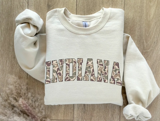 Indiana Camo State Sweatshirt