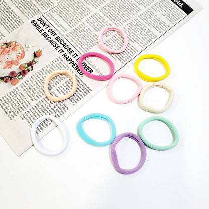 8 pcs Pastel Tone Hair Tie Set