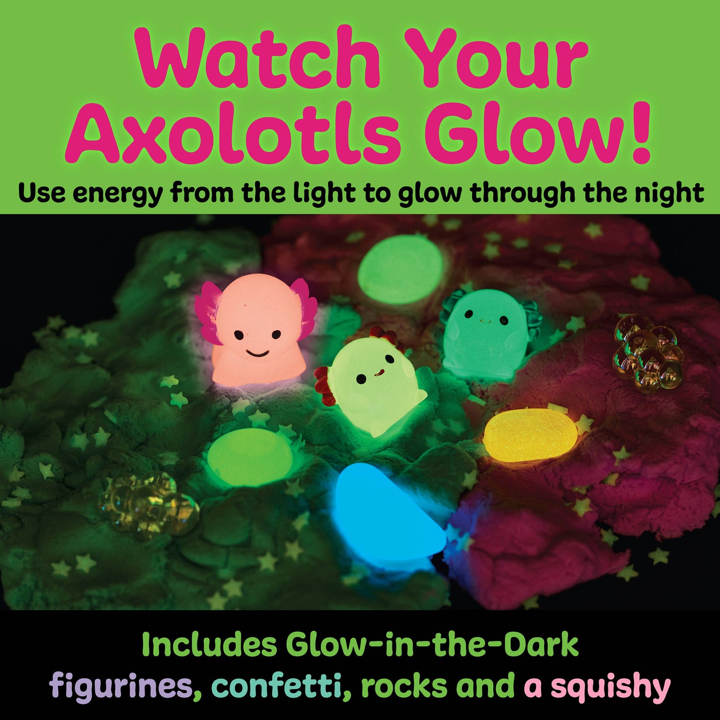Sensory Pack Axolotl Play Kit for Kids