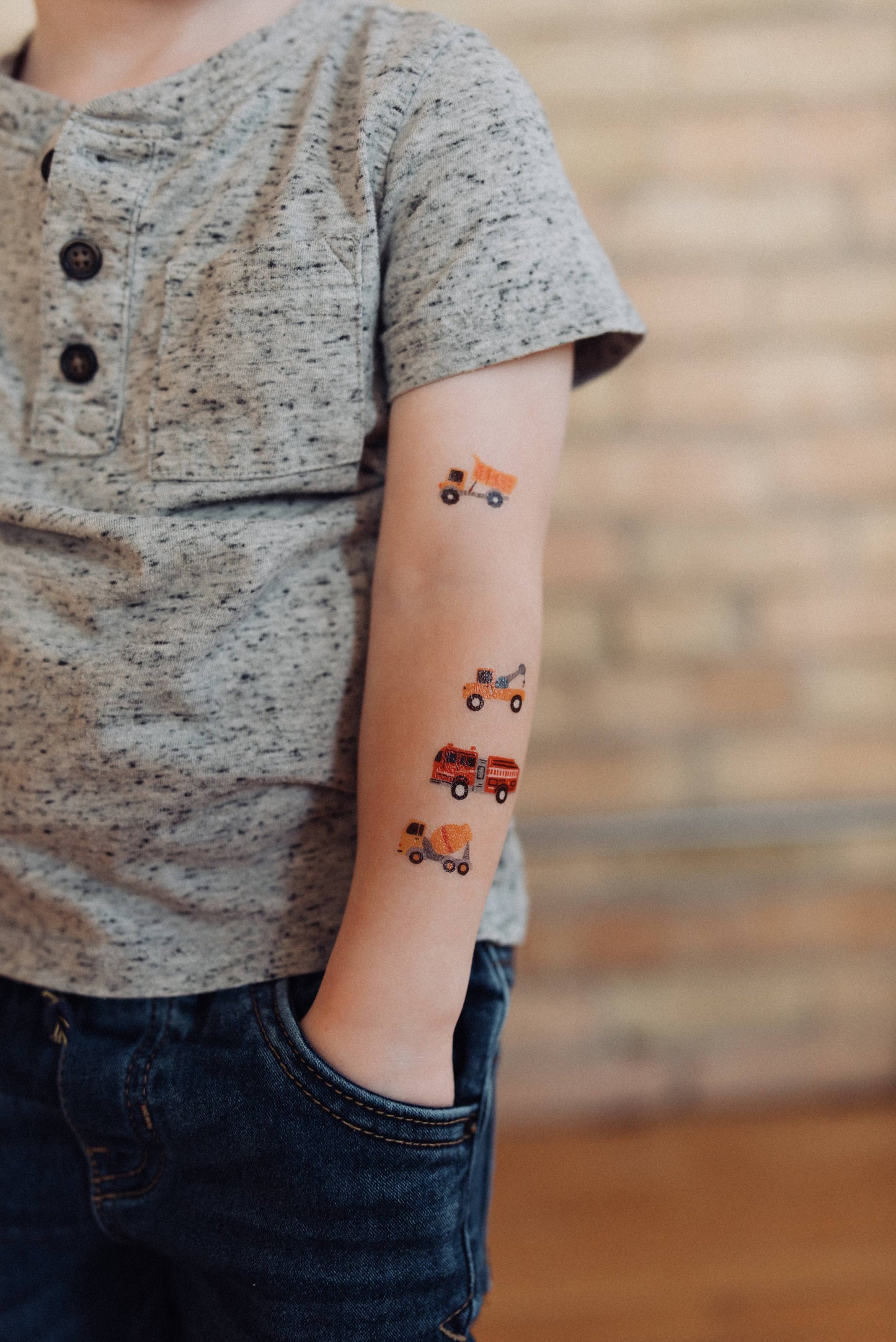 Construction Crew Temporary Tattoos