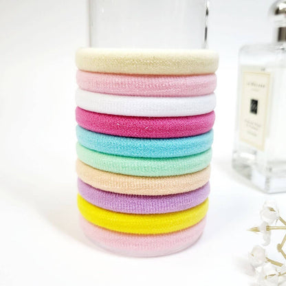 8 pcs Pastel Tone Hair Tie Set