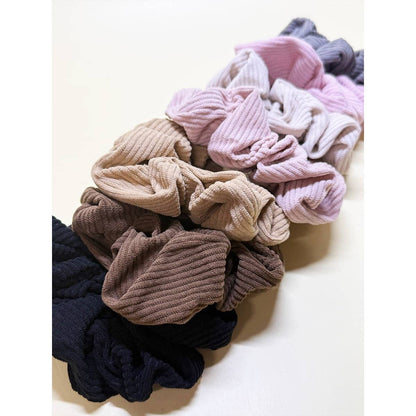 Soft Corduroy Cozy Scrunchie Set