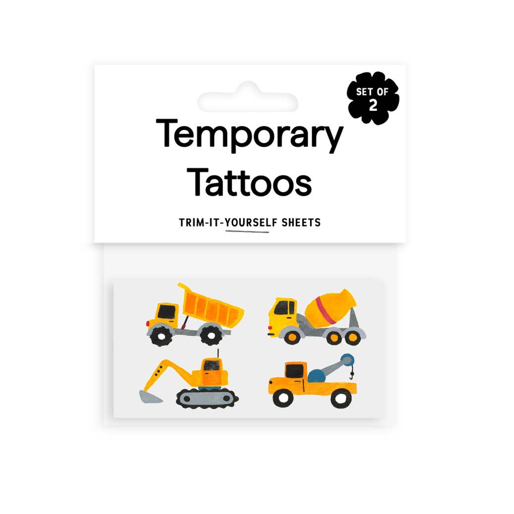 Construction Crew Temporary Tattoos