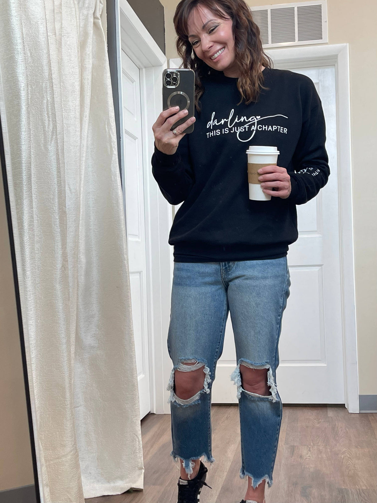 Darling This Is Just A Chapter Crewneck Sweatshirt