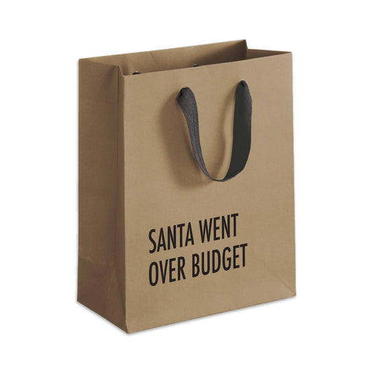 Santa Budget - Holiday Funny Gift Bag