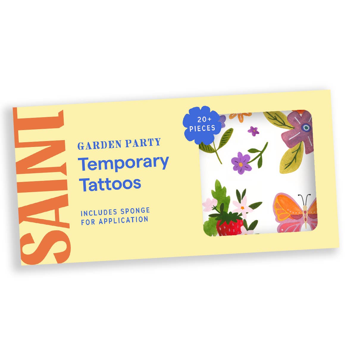 Garden Party Temporary Tattoo Pack