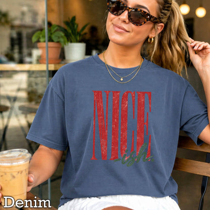 Nice -ish Christmas Shirt | Comfort Color