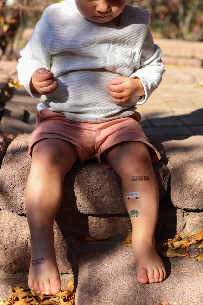 On Wheels Temporary Tattoos