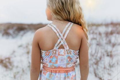 Kids Flower Power Crossback Yoga Two Piece Play Set