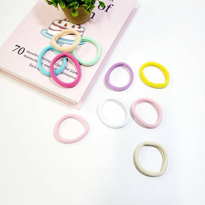 8 pcs Pastel Tone Hair Tie Set